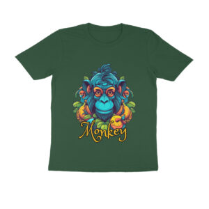 "Blue Monkey" Men's crew neck T-shirt