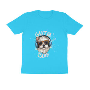 "Cute dog" Men's crew neck T-shirt