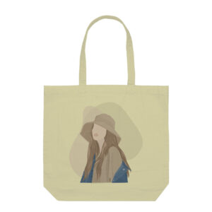"Brown hat Lady" Tote bag