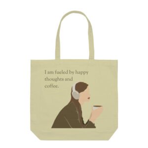 "Fueled by Coffee" Tote Bag