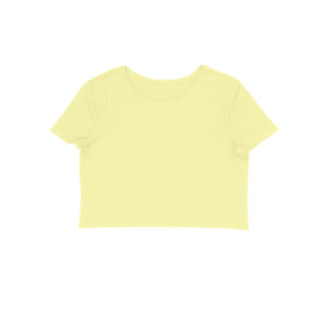 Women's Crew Neck Crop Top (Plain)