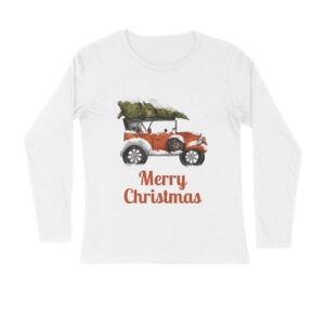 "Merry Christmas" Men's Full Sleeves T-shirt