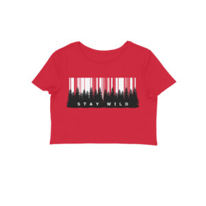 "Stay Wild" Women's Crop Top