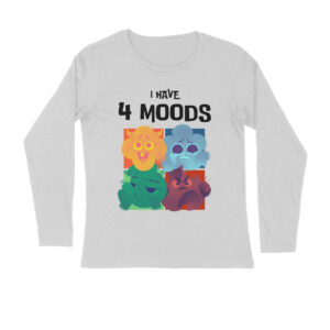 "4 Moods" Men's Full Sleeves T-shirt