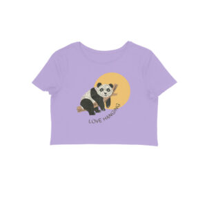 "Love Hanging" Women's Crop Top