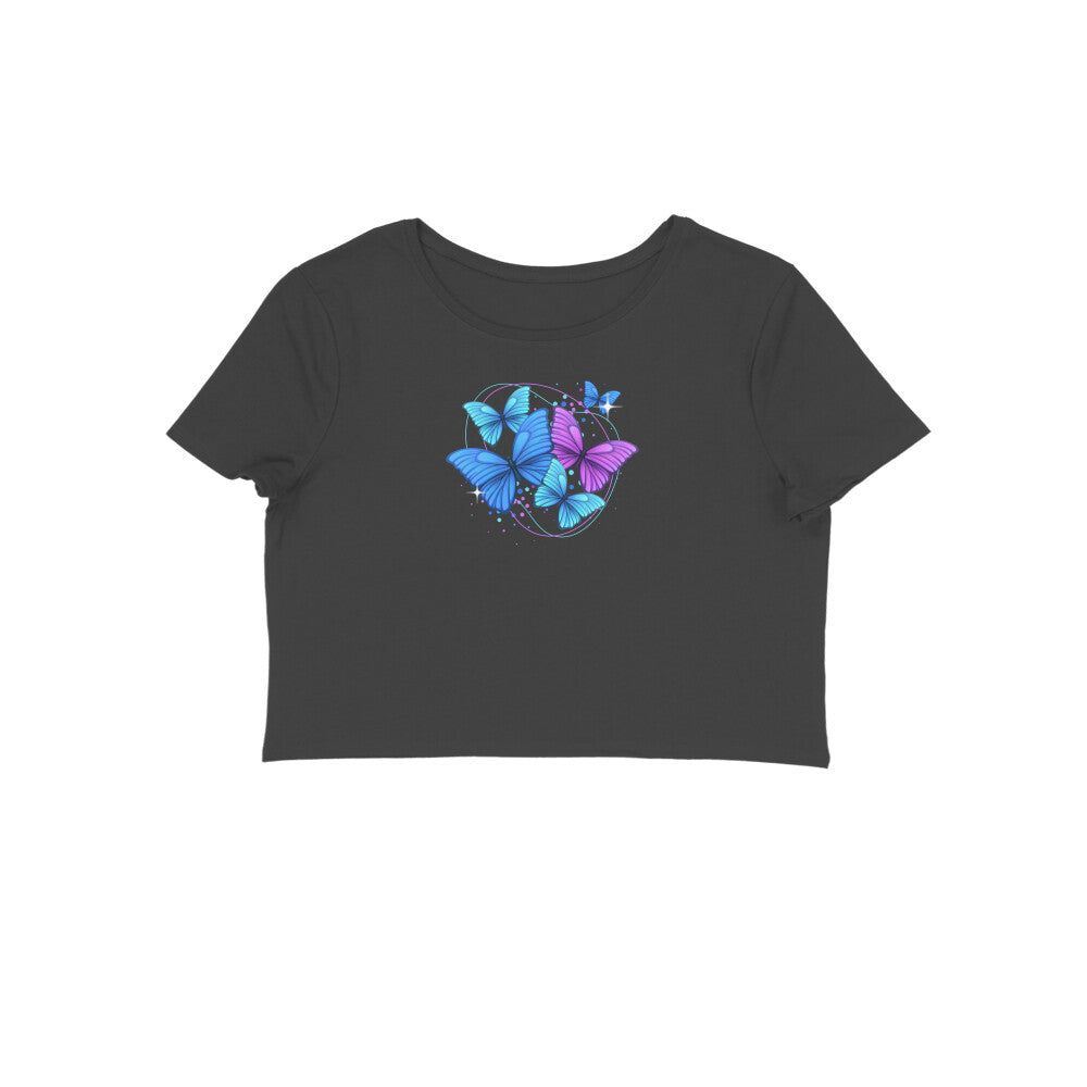 "Butterfly" Women's Crop Top